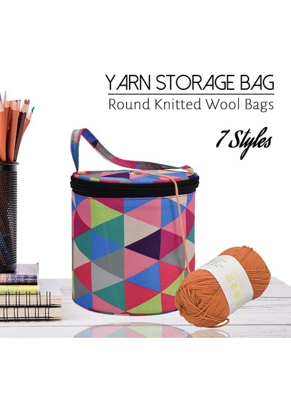 Bir Stil Ev Iplik Saklama Çantası Iplik Varil Çanta Iplik Tığ Çanta Örgü Oya Aracı (Yurt Dışından) modelleri