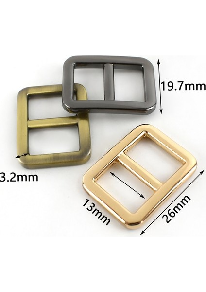 Pirinç Tarzı 38MM mm Metal Tri-Glide Tokaları Ayarlayın Çanta Dokuma Kaydırıcı Kanca Askıları Toka Dıy Elbise Kemer Toka Yüzük Aksesuarları F (Yurt Dışından) indirimleri