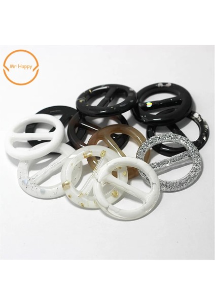 Siyah Kalpler Stili 10 Parça 1 Adetlot Moda Iç Çap 2.4 Ayarlanabilir Tokalı Şerit Düğmeli Konfeksiyon Köşe Depolama Tokalı T-Shirt Toka (Yurt Dışından) fiyatları