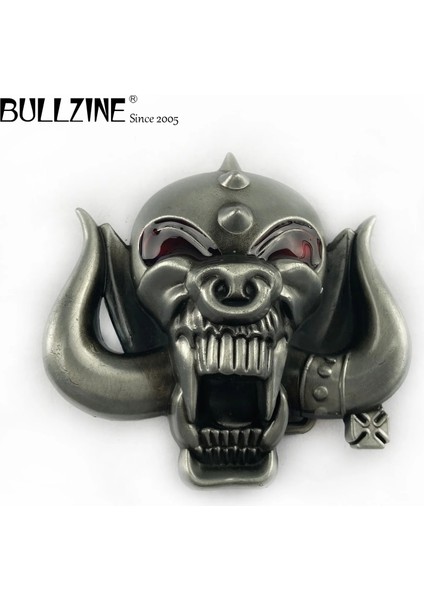 FP-02587 Stili Bullzine Çinko Alaşımı Kafatası Kafa Kemer Tokası Kalaylı F Fp Lüks Sıcak Motor Kemer Tokası Kot Hediye Kemer Tokası (Yurt Dışından) fiyatları