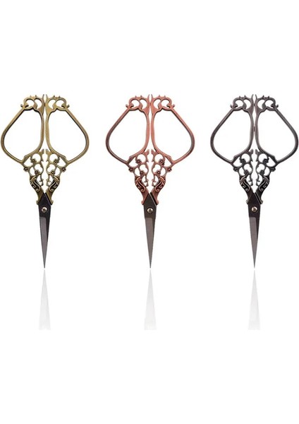 Bronz Tarzı Paslanmaz Çelik Vintage Terzi Ors Çiçek Dikiş Retro Nakış Ors Kısa Kumaş Kesici Iplik Makası (Yurt Dışından) fiyatları