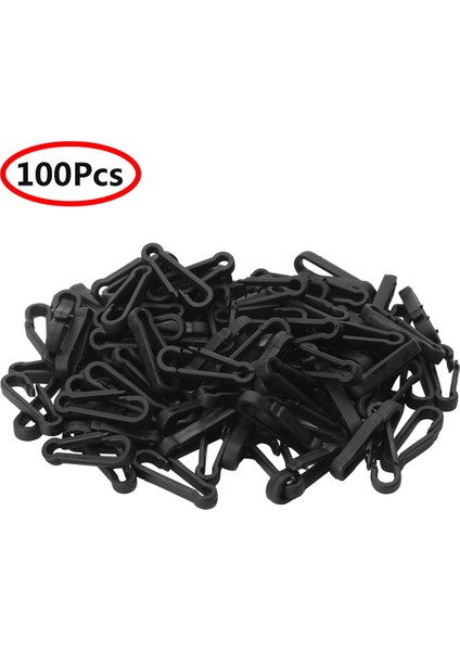 Siyah Stil Tek Boyut Lastic Snap Kanca Toka Mini Bayrak Klip Kancalar Taşınabilir Karabina Toka Paracord Sırt Çantası Shouder Çanta Sapanlar Çanta Parçaları (Yurt Dışından)