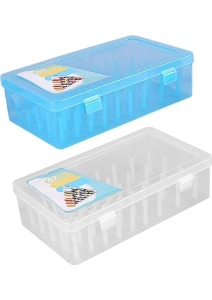 Mavi Stil 42 Makara Makaralar Ayırma Saklama Kutuları Organizatör Şeffaf Dişli Grubu Dikiş Ipliği Konteyner Tutacağı Masura Kılıf Aksesuarı (Yurt Dışından) modelleri