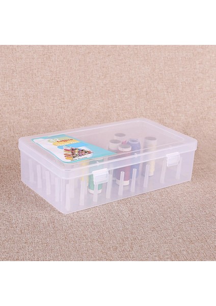 Mavi Stil 42 Makara Makaralar Ayırma Saklama Kutuları Organizatör Şeffaf Dişli Grubu Dikiş Ipliği Konteyner Tutacağı Masura Kılıf Aksesuarı (Yurt Dışından) fırsatları