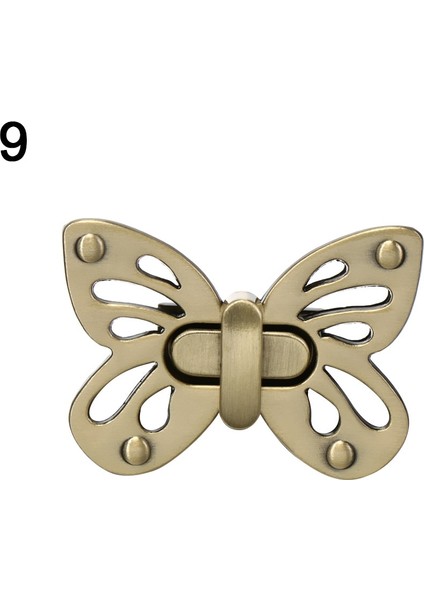 A-9 Stili Metal Arı Şeklidikdörtgen Dönüş Kilidi Toka Retro Çanta Çanta Toka Çanta Toka Donanım Deri Zanaat Çanta Dıy Aksesuarları (Yurt Dışından)