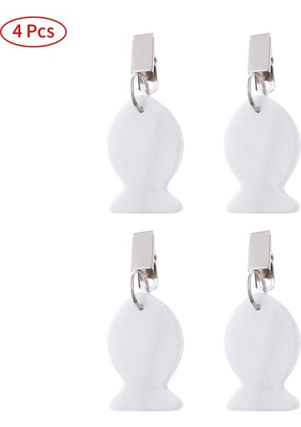 Beyaz B 4 Adet Tarzı 8 Gözyaşı Taş Masa Örtüsü Ağırlıkları Paslanmaz Çelik Metal Tutucu Klip Tokaları Dıy Asılı Bez Parti Masa Örtüsü Decorat (Yurt Dışından)