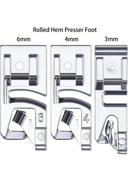 1 Adet 6mm Tarzı 3pcslot Mini Dikiş Makinesi Ayak Baskı Rulo Etek Ayak Dikiş Ayakları Malzemeleri Dikiş Aksesuarları Için Set (Yurt Dışından) fiyatları