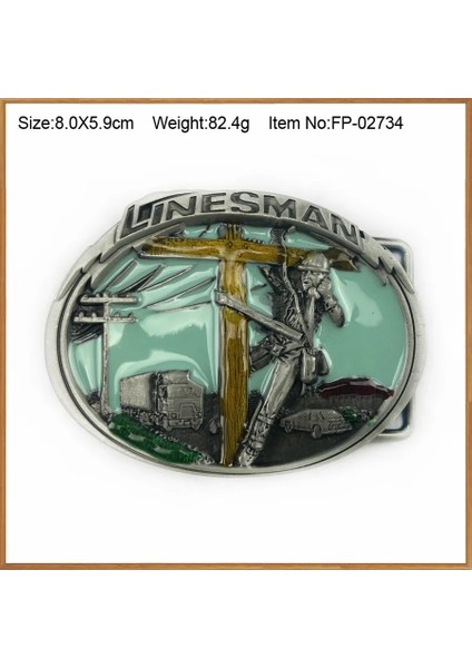 Yan Hakem Stili Buckleclub Çinko Alaşımlı Mekanik Kemer Tokası Kaynakçı Makinist Elektrikçi Marangoz Kemer Tokası 4 cm Genişliğinde Kemer Kalaylı Kaplama (Yurt Dışından)