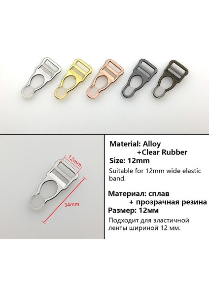 F-A12C Stili Altın Gül 8pcslot Jartiyer Toka Plasticmetal Jartiyer Gömlek Tutucu Klip Askı Çorap Çorap Sapları Askı Klipleri Biter (Yurt Dışından)