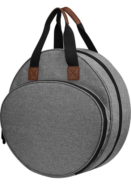 Gri Stil Iplik Saklama Kutusu Tığ Kancaları Örgü Yuvarlak Çanta Dikiş Araçları Aksesuarları Örgü Iğneleri Organizatör (Yurt Dışından)