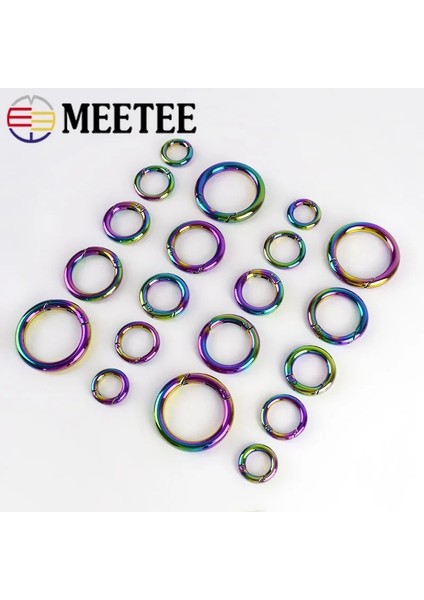 10 mm Tarzı Renkli-10 Adet mm Bahar Metal O Ring Toka Karabina Yapış Klip Anahtarlık Toka Dıy Elbise Çanta Aksesuarları (Yurt Dışından) modelleri