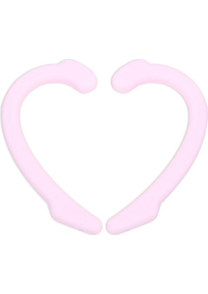 Pembe Stil Moda 1 Çift Yüz Maskesi Kulak Kancaları Ayarlanabilir Kaymaz Earmuffs Maskesi Kulak Koruma Sapları Uzatma Kancası Maskeleri Dıy Toka (Yurt Dışından)