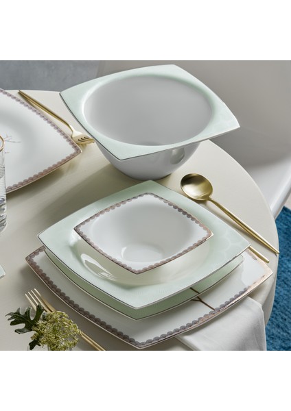 Fine Pearl Banyan 58 Parça 12 Kişilik Yemek Takımı Gold fiyatları