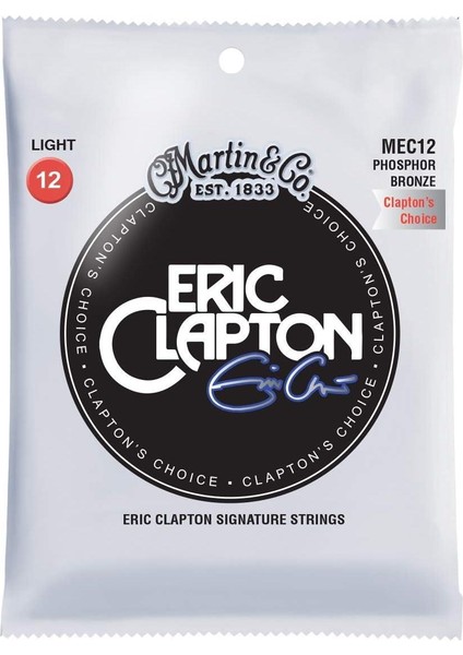 MEC12 Eric Clapton's Choice12 - 54 Akustik Gitar Teli