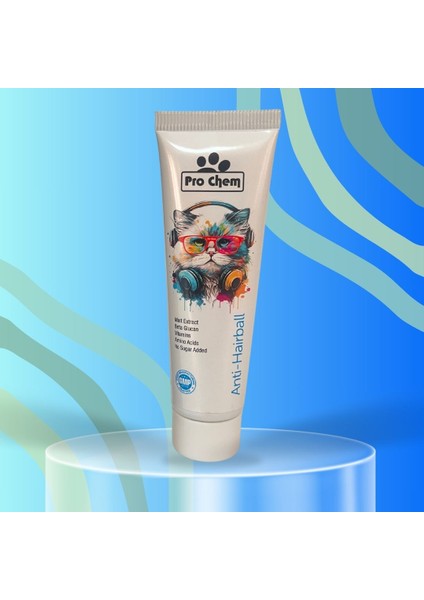 Anti Hairball Malt Paste Tüm Kediler Için Tüy Yumağı Önleyici Sindirime Yardımcı Malt Macun 130 gr