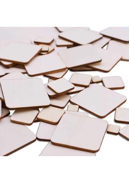 4cm 50PCS Tarzı Bitmemiş Ahşap Venner Levha Dıy Baskılı Boş Ahşap Plaka Modeli Dilimleri Malzemeleri Ahşap Kareler Ev Dekorasyonu (Yurt Dışından) modelleri