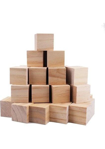 5cm-1pc Stili cm Büyük Ahşap Küpler Bitmemiş Ahşap Boş Kare Bloklar Dıy Bezemeler El Sanatları Scrapbooking Iskandinav Ev Dekorasyonu (Yurt Dışından)