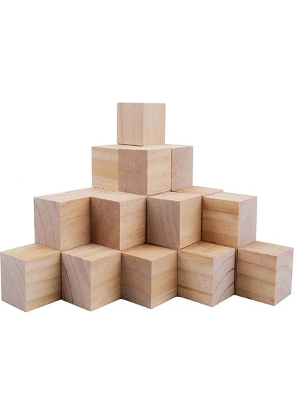 5cm-1pc Stili cm Büyük Ahşap Küpler Bitmemiş Ahşap Boş Kare Bloklar Dıy Bezemeler El Sanatları Scrapbooking Iskandinav Ev Dekorasyonu (Yurt Dışından)