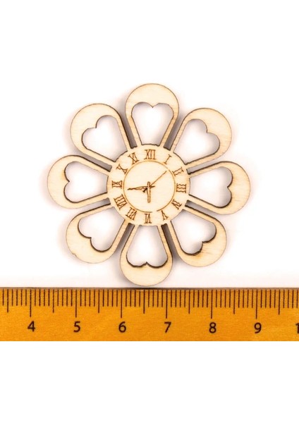 No.17 Stili 12-13CM Çin Tarzı Retro Saat Ahşap Desen Yuvarlak Kare Scrapbooking Craft El Yapımı Aksesuar Dikiş Ev Dekorasyonu 5- Z225 (Yurt Dışından)