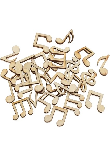 30MM-50PCS Tarzı Adet Lazer Kesim Ahşap Şekiller El Sanatları Dıy Scrapbooking Süslemeler Mdf Madera Ev Dekorasyonu Fit Parti Düğün Dekoru (Yurt Dışından)