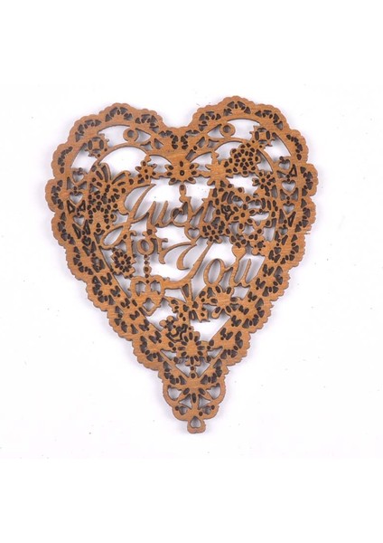 No.8 Stili Hollow Heartsquare Ahşap El Sanatları Scrapbooking Ahşap Dilimleri Dekor Için Süsler Dıy Sanatlar Ev Dekorasyon Bezeme (Yurt Dışından)