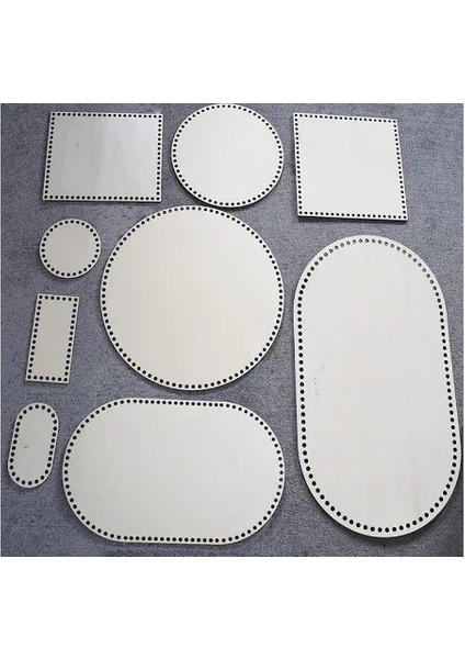 10CM Kare Tarzı Ücretsiz G2PIECES Farklı Şekillerde Tığ Sepeti Ahşap Taban Boş Tığ Sepeti Dıy Sepet Için Ahşap Taban (Yurt Dışından)