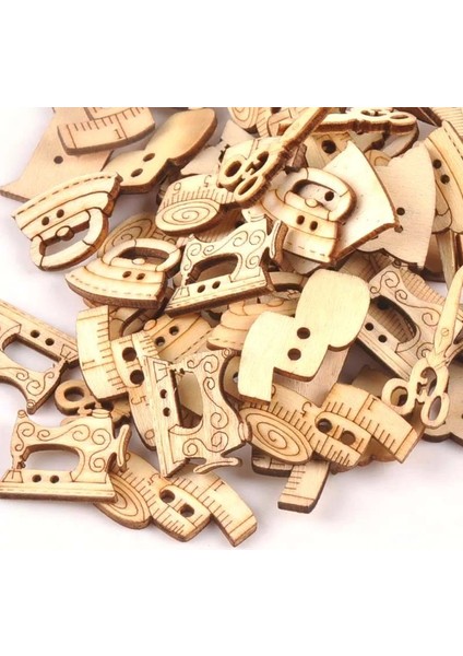 MT0901 Karışımı Stili mm Doğal Dikiş Aracı Ahşap El Sanatları Ahşap Süsleme Ev Dekorasyonu Için Dıy Scrapbooking Dikiş Aksesuarları (Yurt Dışından)