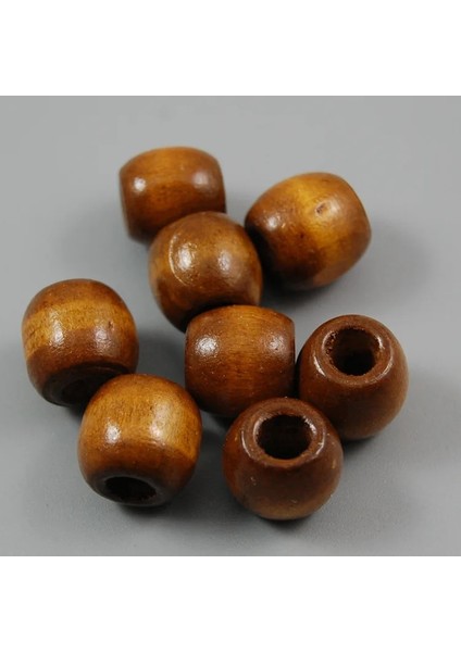 No.11 Stili Ack Makrome Takı Charms El Sanatları Için Karışık Renkli Ahşap Boncuklar 17X Delik Yapma (Yurt Dışından)