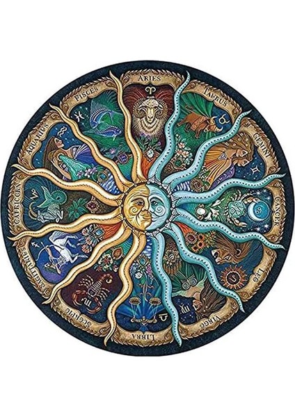 Zodyak Tarzı L Beden Popüler Secret Garden Ahşap Yapboz Çiftler Yetişkinler Yapboz Hediyeler Benzersiz Ahşap Dıy El Sanatları Famliy Yapboz Oyunları Yapboz Oyuncaklar (Yurt Dışından)
