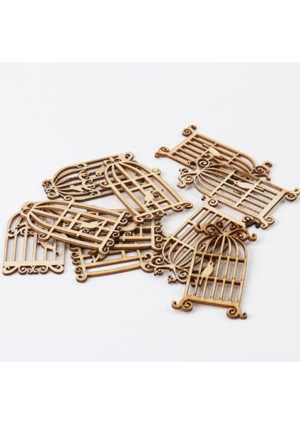 Doğal Kuş Kafesi Desen Ahşap Scrapbooking Sanat Koleksiyonu El Sanatları El Yapımı Aksesuar Dikiş Ev 52XET MZ161 Için (Yurt Dışından) fiyatları