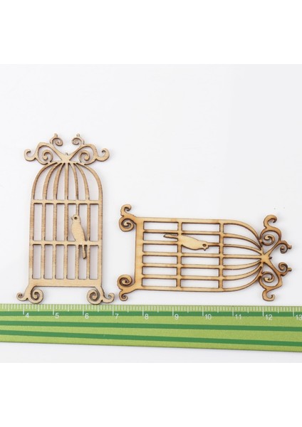 Doğal Kuş Kafesi Desen Ahşap Scrapbooking Sanat Koleksiyonu El Sanatları El Yapımı Aksesuar Dikiş Ev 52XET MZ161 Için (Yurt Dışından) fırsatları