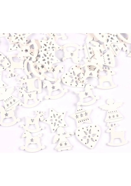 mm Ahşap El Sanatları Beyaz Angelsstarswood At Ahşap Süs Ev Dekorasyon Dikiş Aksesuarları Için Dıy Scrapbooking (Yurt Dışından) fiyatları