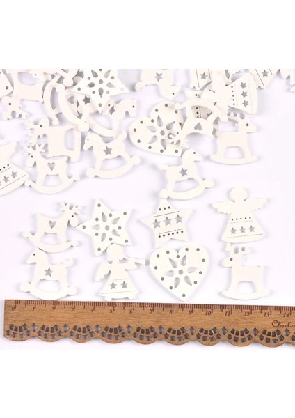 mm Ahşap El Sanatları Beyaz Angelsstarswood At Ahşap Süs Ev Dekorasyon Dikiş Aksesuarları Için Dıy Scrapbooking (Yurt Dışından) fırsatları