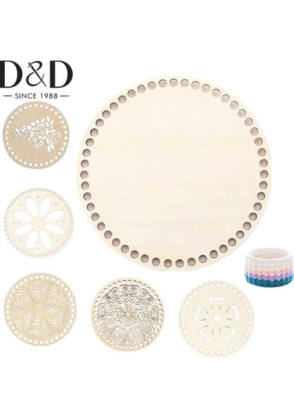 Bir Stil 2 Adet Doğal Ahşap Sepet Alt Tığ Sepet Tabanı Dıy Craft Sepet Dokuma Malzemeleri Için Ev Dekorasyon Yapımı 14 cm (Yurt Dışından)
