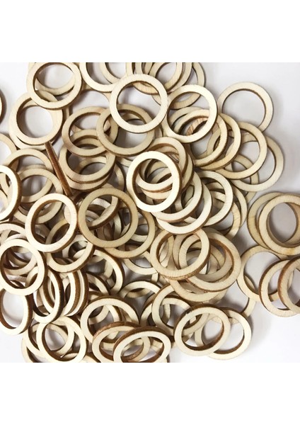 Yuvarlak Stil 20 mm Ahşap El Sanatları Çiçek Yaprak Kalp Şekli Ev Partisi Masa Dekorasyonu Için Asılı Süsler Dıy Scrapbooking El Sanatları (Yurt Dışından)