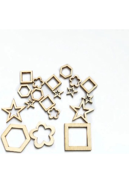 Yuvarlak Stil 20 mm Ahşap El Sanatları Çiçek Yaprak Kalp Şekli Ev Partisi Masa Dekorasyonu Için Asılı Süsler Dıy Scrapbooking El Sanatları (Yurt Dışından) fırsatları