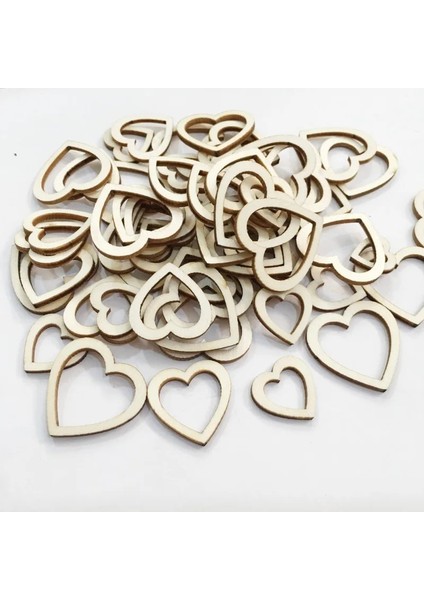 Yuvarlak Stil 20 mm Ahşap El Sanatları Çiçek Yaprak Kalp Şekli Ev Partisi Masa Dekorasyonu Için Asılı Süsler Dıy Scrapbooking El Sanatları (Yurt Dışından) indirimleri