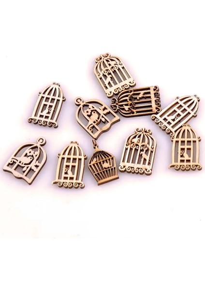 14. 30MM 20 Adet Stil Ahşap Hayvan Yaprakları Boyama Scrapbooking Bezemeler Zanaat El Yapımı Ev Dekorasyon Aksesuarları Dıy (Yurt Dışından)