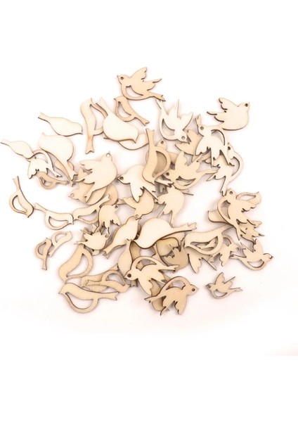 14. 30MM 20 Adet Stil Ahşap Hayvan Yaprakları Boyama Scrapbooking Bezemeler Zanaat El Yapımı Ev Dekorasyon Aksesuarları Dıy (Yurt Dışından)