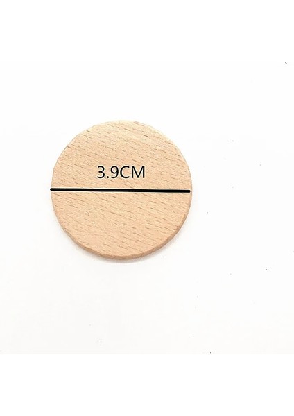10 Adet 6cmx 6mm Stili Bitmemiş Arı Boş Kayın Madeni Paraları Ahşap Dldren's Ahşap Oyuncaklar (Yurt Dışından)