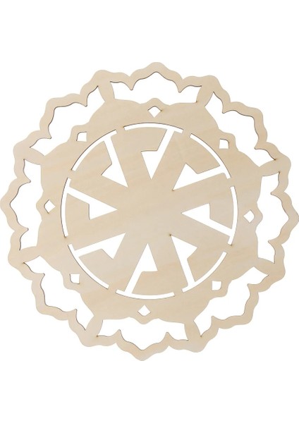 B2 14CM Stili 14CM Kutsal Geometri Duvar Sanatı Ahşap Işareti Kristal Izgara Meditasyon Çakra Yaşam Çiçeği Lazer Kesim Coaster Mat Ahşap Ev Dekor (Yurt Dışından)