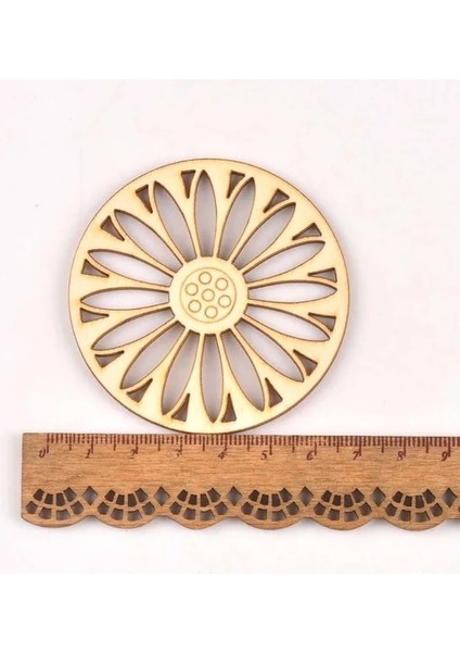 MT2173-13 Tarzı Mix Roundsquare Desen Bitmemiş Ahşap Dekorasyon Dıy El Sanatları Karalama Defteri Ev El Yapımı Ahşap Embellishmentack (Yurt Dışından)