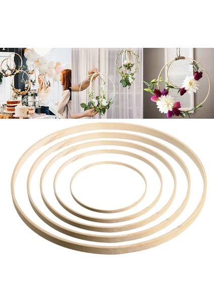 1 ADET-36CM Tarzı Ahşap Bambu Çerçeve Nakış Çember Yüzük Daire Yuvarlak Döngü Çapraz Dikiş Makinesi El Needlecraft Dıy Dikiş Araçları (Yurt Dışından)