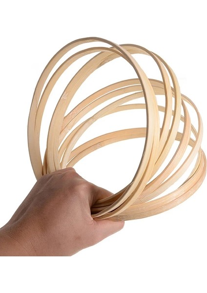 1 ADET-36CM Tarzı Ahşap Bambu Çerçeve Nakış Çember Yüzük Daire Yuvarlak Döngü Çapraz Dikiş Makinesi El Needlecraft Dıy Dikiş Araçları (Yurt Dışından)