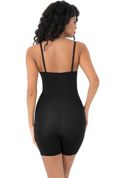 Dikişsiz Seamless Gögüs Destekli Tam Boy Basen Göbek Toparlayıcı Kadın Lazer Korse Siyah fırsatları