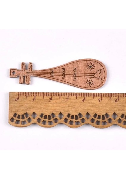 No.3 Tarzı Guitarviolin Ahşap El Sanatları Dilimleri Dıy Scrapbookings Aksesuarları Ahşap Süsleme El Yapımı Ev Dekorasyonu 20X (Yurt Dışından)