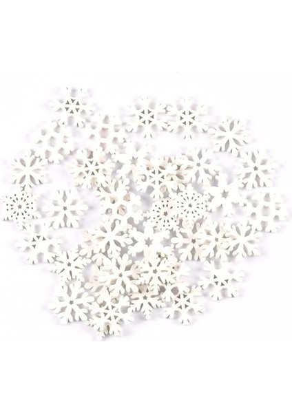 25MM 50 Adet Stil 20MM Mix Ahşap Beyaz Kar Taneleri Noel Süsleri Noel Kolye Diy Scrapbooking Craft Yeni Yıl Ev Dekorasyonu (Yurt Dışından) modelleri