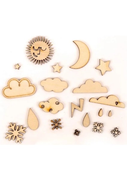 No.4 Tarzı Hava Olgusu Desen Ahşap Scrapbooking Boyama El Sanatları El Yapımı Dıy Aksesuar Ev Dekorasyon Hakkında (Yurt Dışından) fiyatları
