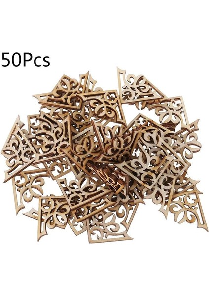 B 28MM Stili 50 Parça * Ahşap Süs Kitap Köşe Koruyucu Dıy El Sanatları Karalama Defteri Albümü Köşe Ahşap Dilimleri Ev Dekorasyon Kutusu Kitap (Yurt Dışından) fırsatları