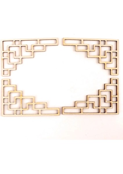 31. 70MM Tarzı Çiçek Karışık Kitap Köşesi Ahşap Süsleme Ev Dekorasyon El Sanatları Scrapbooking El Sanatları Ahşap Albüm Köşeleri Süsleme 4 Adet (Yurt Dışından) fırsatları